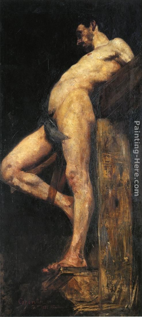 Crucified Thief painting - Lovis Corinth Crucified Thief art painting